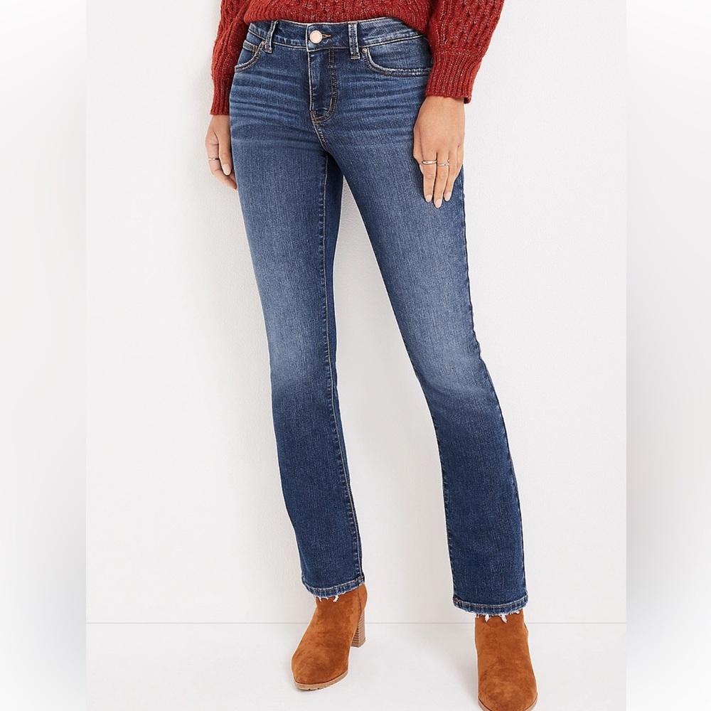 Maurices Dark Blue Boot Cut Jeans